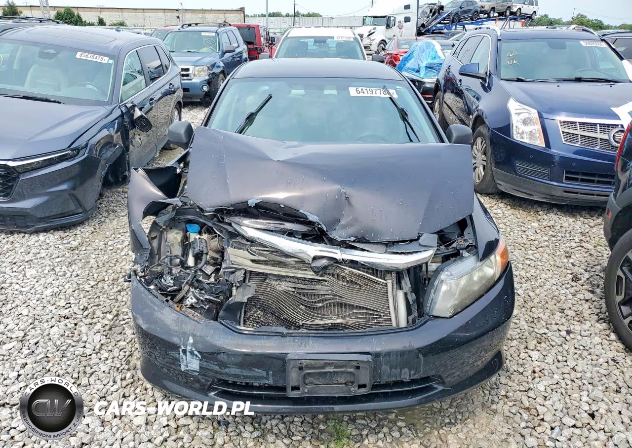 2012 Honda Civic Lx VIN:2HGFB2F55CH598557 - 5