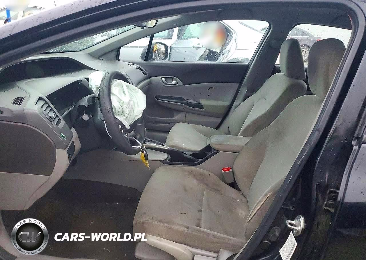 2012 Honda Civic Lx VIN:2HGFB2F55CH598557 - 7