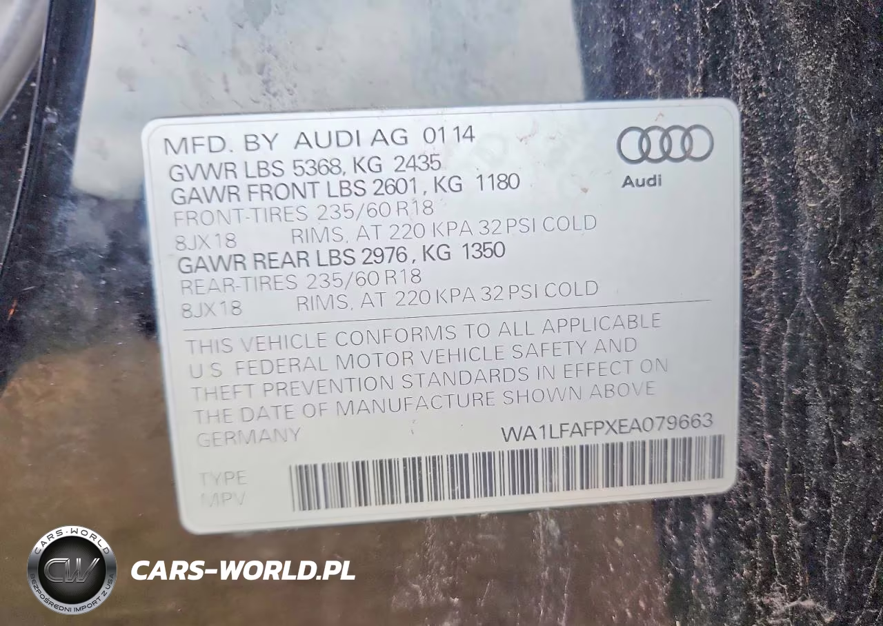 2014 Audi Q5 Premium Plus VIN:WA1LFAFPXEA079663 - 12
