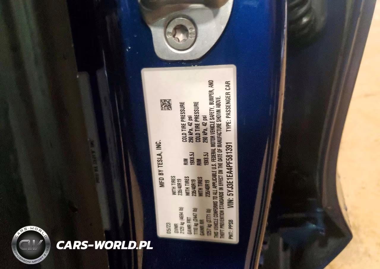 2023 Tesla Model 3 VIN:5YJ3E1EA4PF581391 - 12