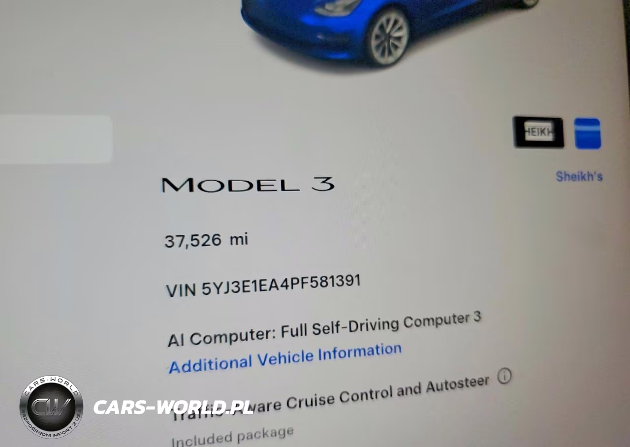 2023 Tesla Model 3 VIN:5YJ3E1EA4PF581391 - 9