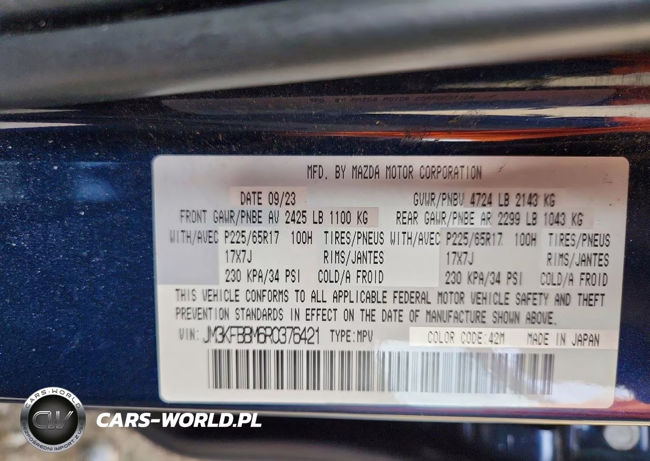 2024 Mazda Cx-5 Select VIN:JM3KFBBM6R0376421 - 13