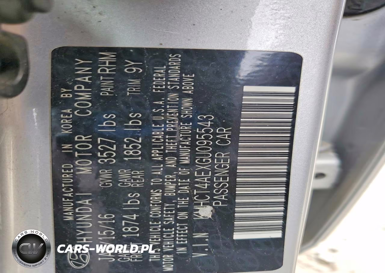 2016 Hyundai Accent Se VIN:KMHCT4AEXGU095543 - 12