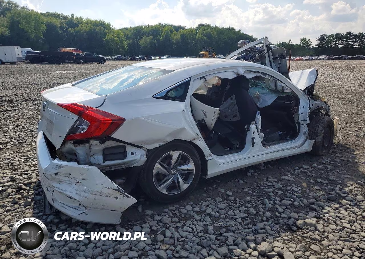 2019 Honda Civic Lx VIN:2HGFC2F6XKH568619 - 3