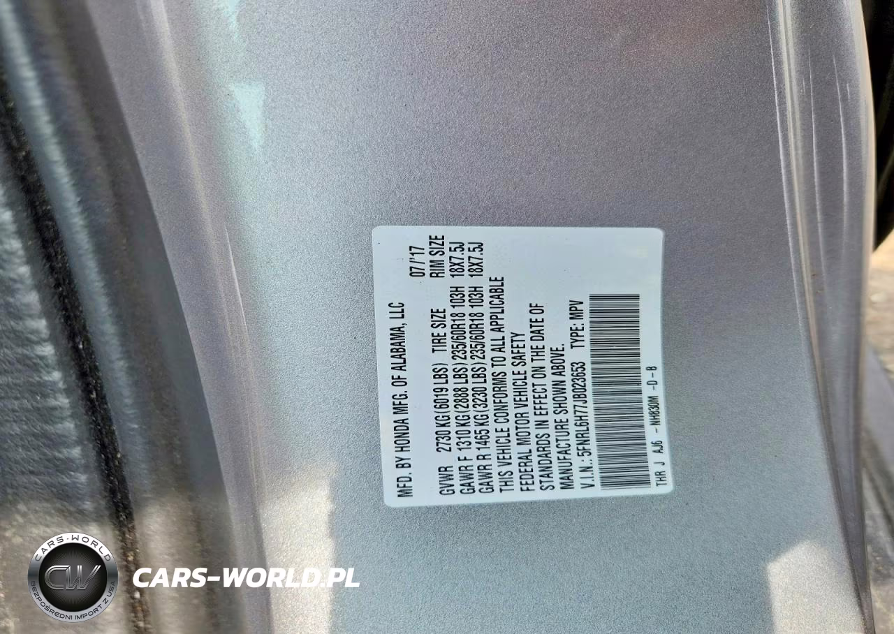 2018 Honda Odyssey Exl VIN:5FNRL6H77JB023653 - 13