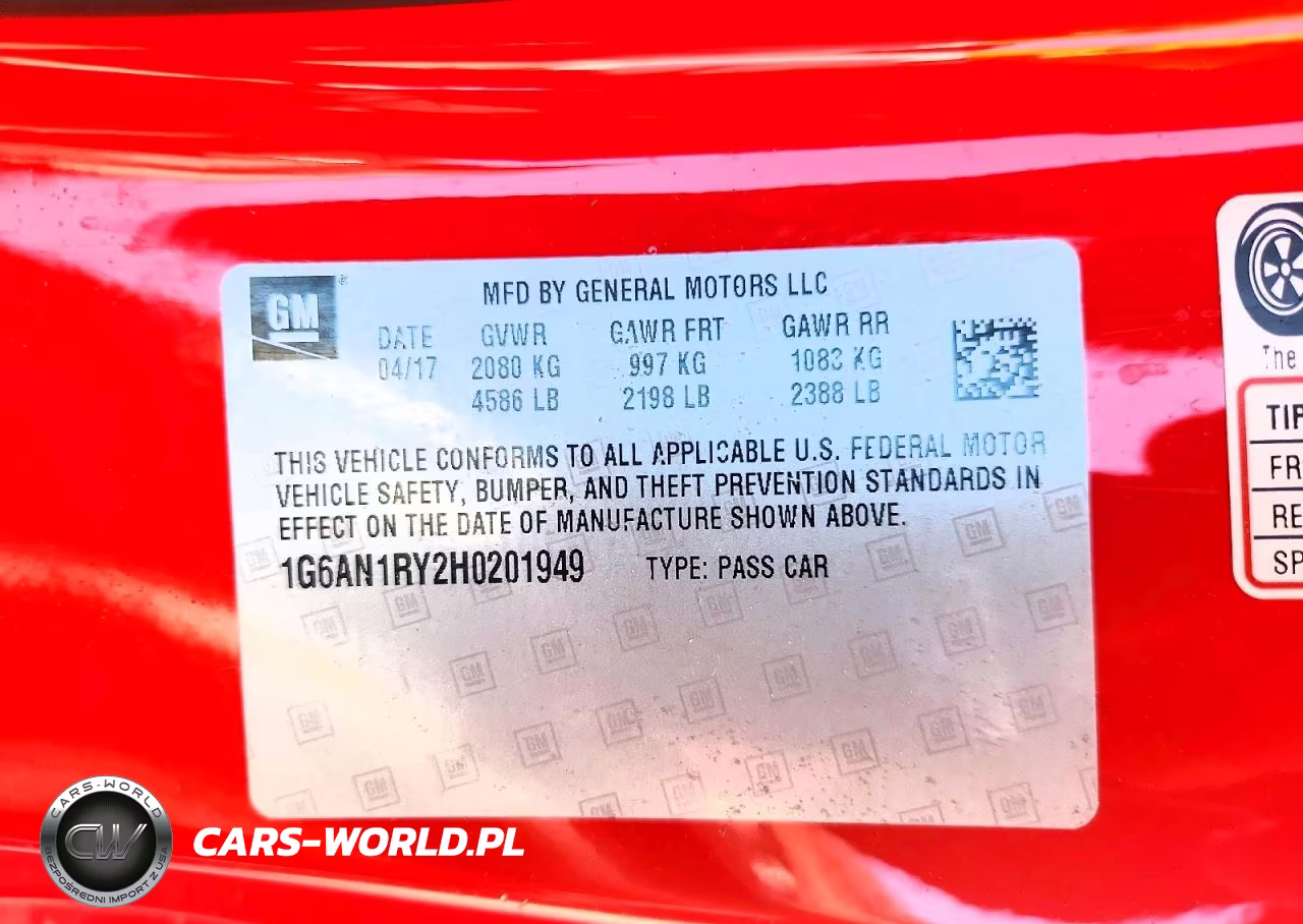 2017 Cadillac Ats-V VIN:1G6AN1RY2H0201949 - 12