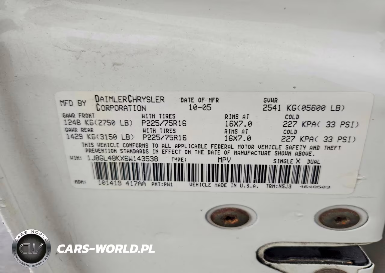 2006 Jeep Liberty Sport VIN:1J8GL48KX6W143538 - 14