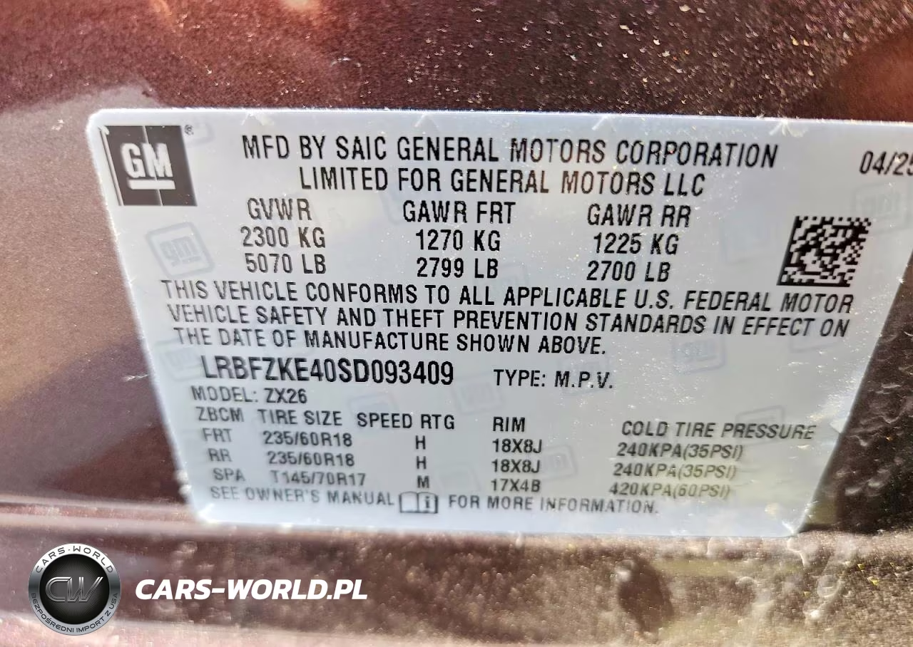 2025 Buick Envision Preferred VIN:LRBFZKE40SD093409 - 12