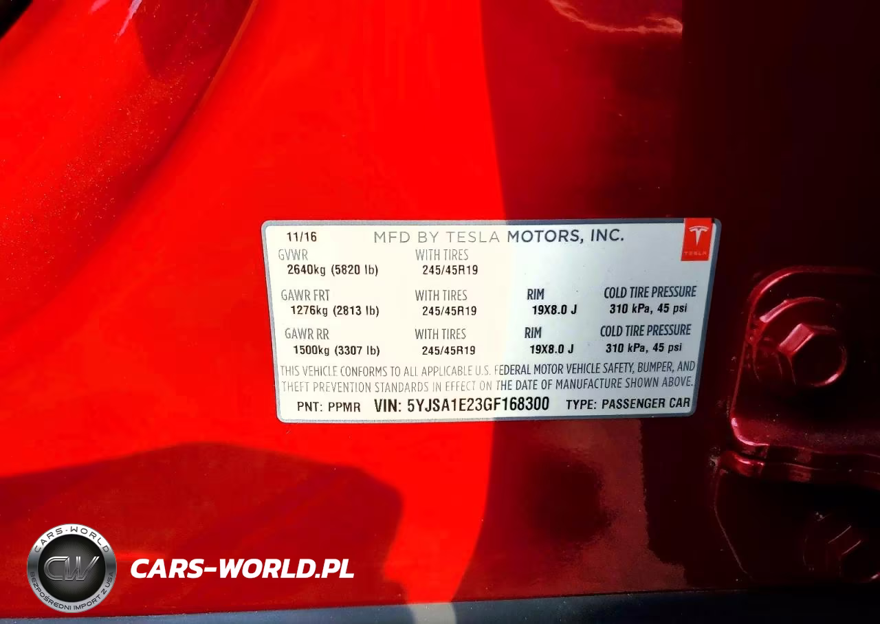 2016 Tesla Model S VIN:5YJSA1E23GF168300 - 12