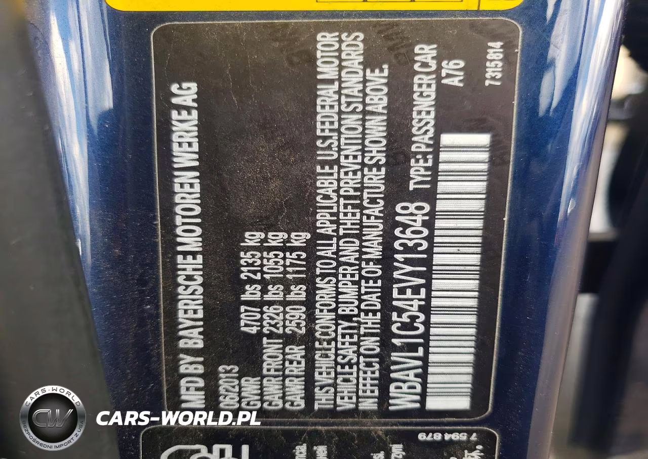 2014 BMW X1 xDrive28I VIN:WBAVL1C54EVY13648 - 13