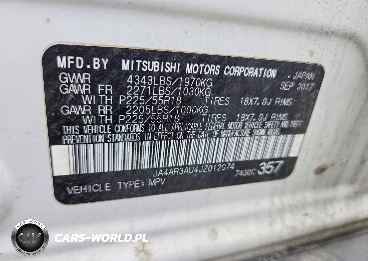 2018 Mitsubishi Outlander Sport Es VIN:JA4AR3AU4JZ012074 - 13