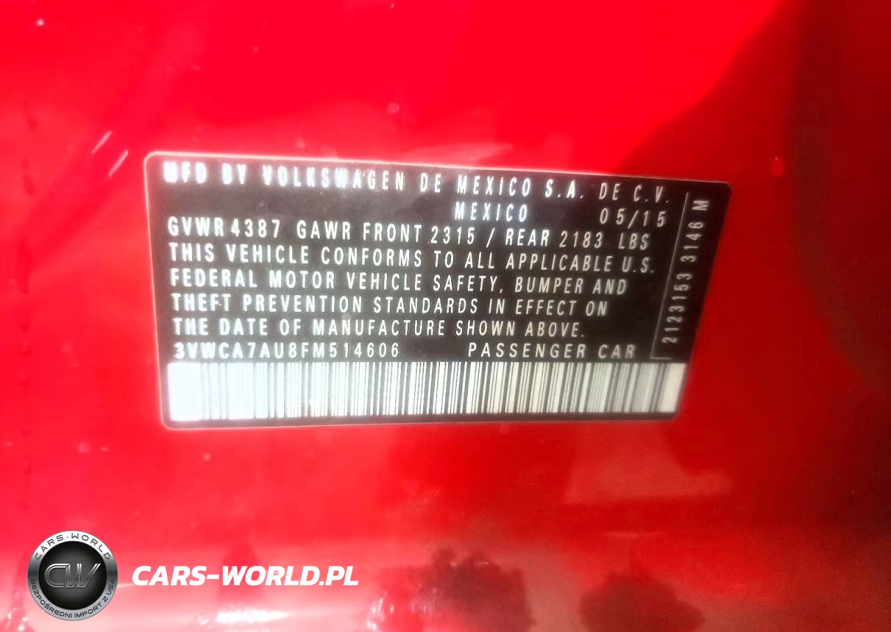 2015 Volkswagen Golf Sportwagen Tdi S VIN:3VWCA7AU8FM514606 - 12