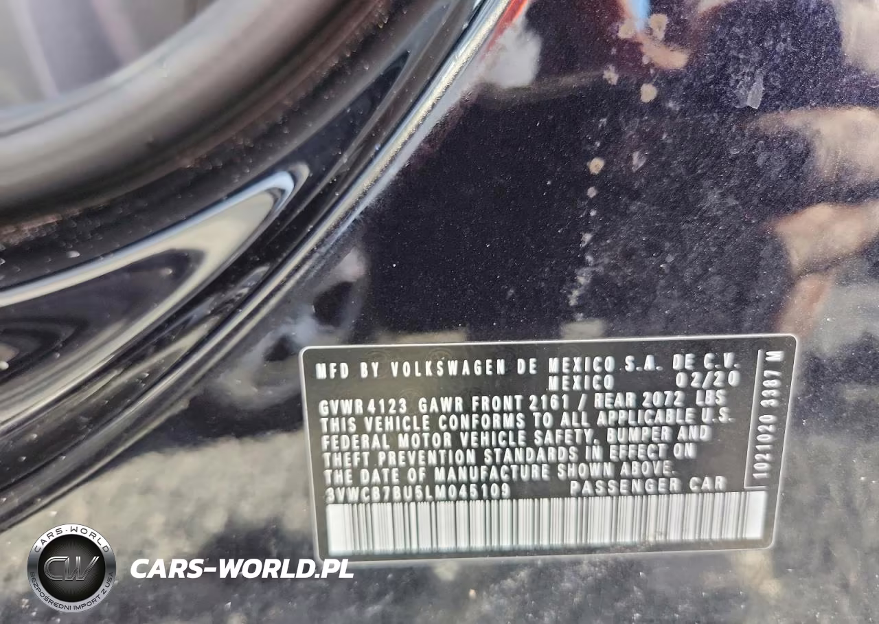 2020 Volkswagen Jetta S VIN:3VWCB7BU5LM045109 - 12