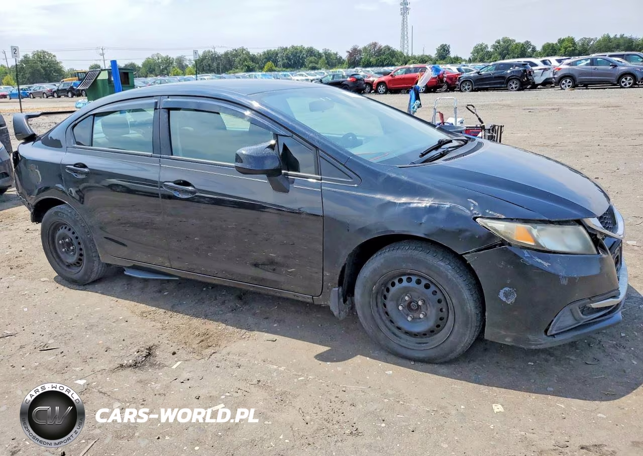 2013 Honda Civic Lx VIN:19XFB2F57DE084396 - 4
