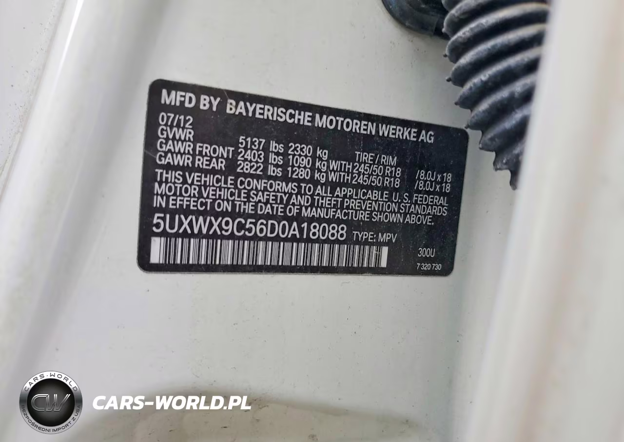 2013 BMW X3 xDrive28I VIN:5UXWX9C56D0A18088 - 13
