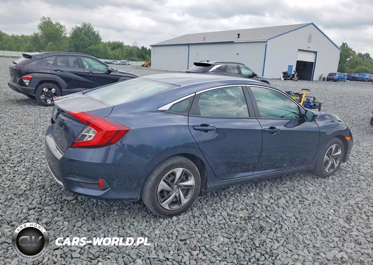 2019 Honda Civic Lx VIN:19XFC2F69KE014305 - 3