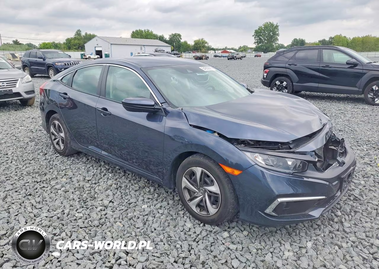 2019 Honda Civic Lx VIN:19XFC2F69KE014305 - 4