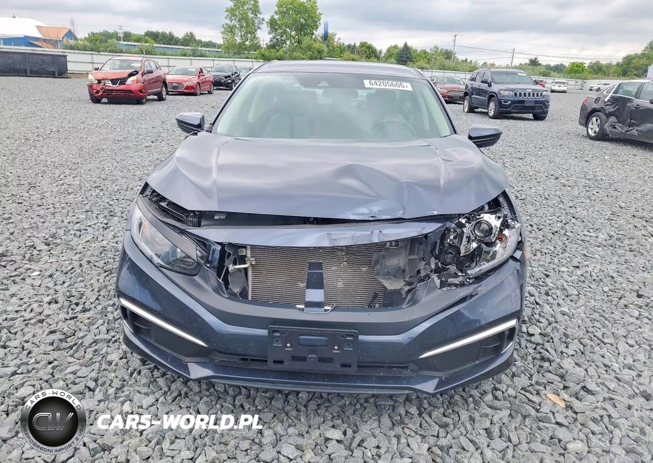 2019 Honda Civic Lx VIN:19XFC2F69KE014305 - 5