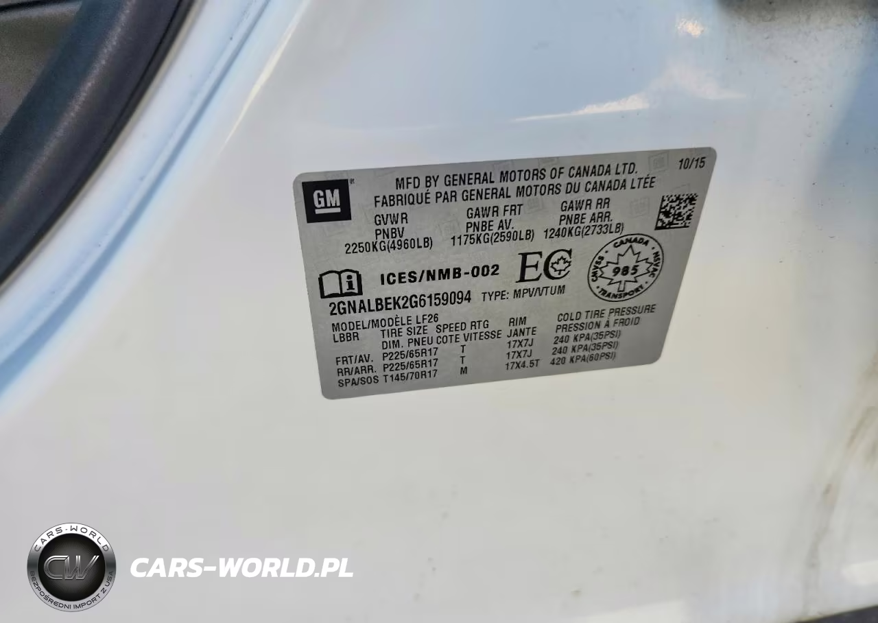 2016 Chevrolet Equinox Ls VIN:2GNALBEK2G6159094 - 13