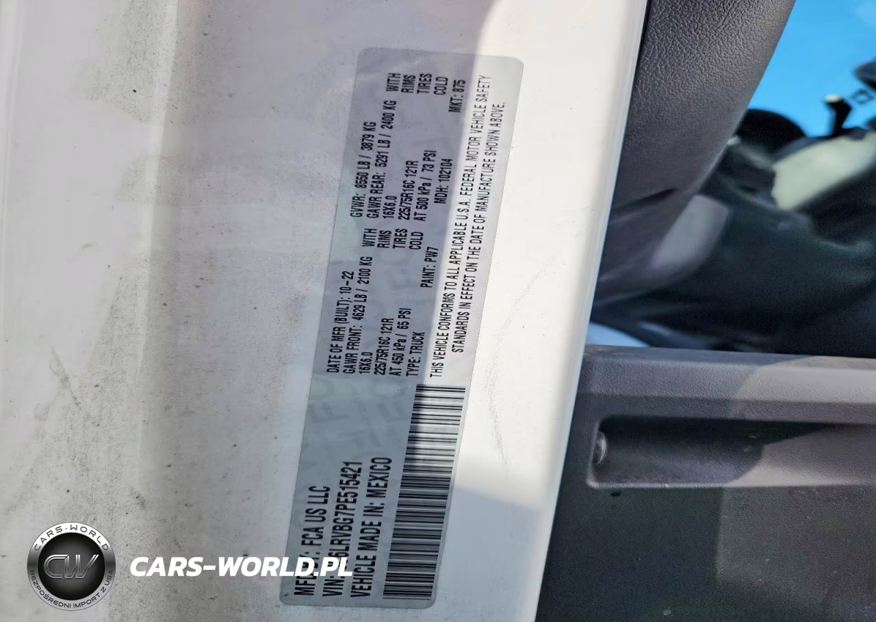 2023 Ram Promaster 1500 1500 High VIN:3C6LRVBG7PE515421 - 14