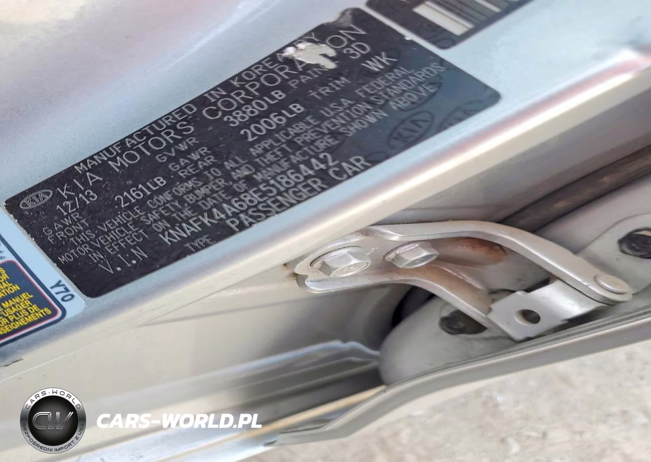 2014 Kia Forte Lx VIN:KNAFK4A68E5186442 - 13