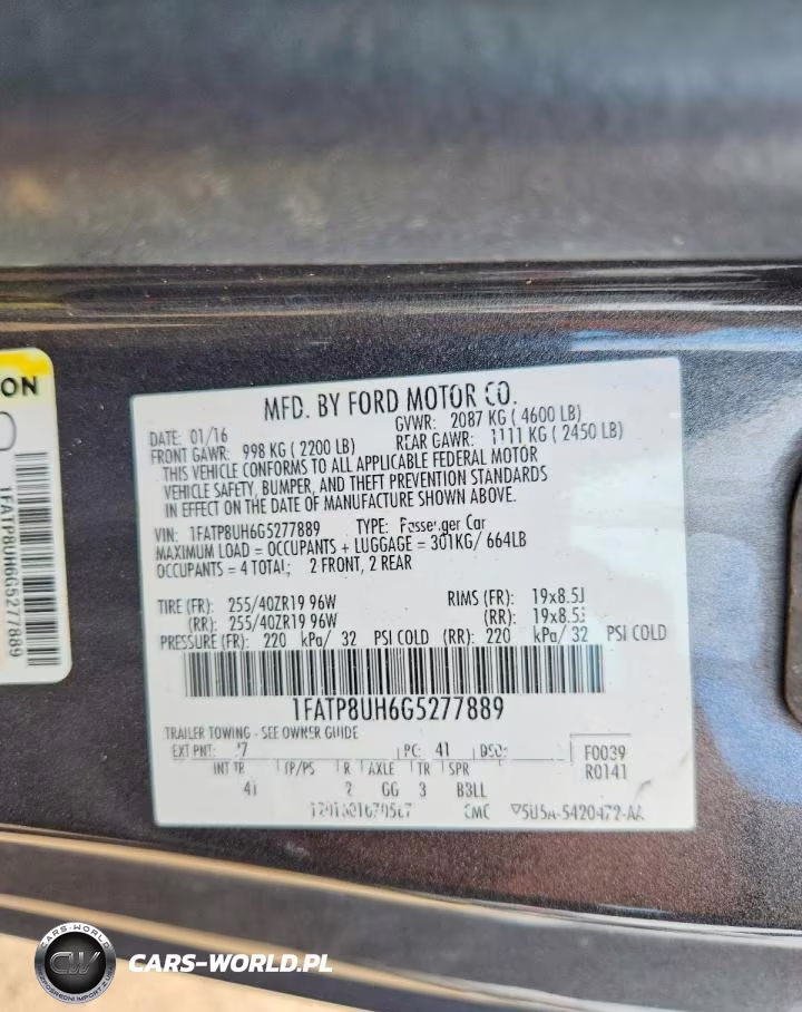 2016 Ford Mustang VIN:1FATP8UH6G5277889 - 13
