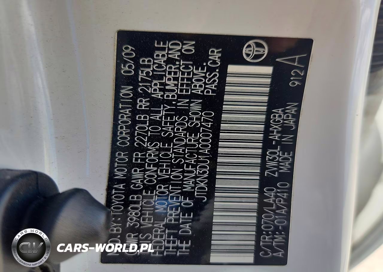 2010 Toyota Prius Iv VIN:JTDKN3DU1A0007470 - 12