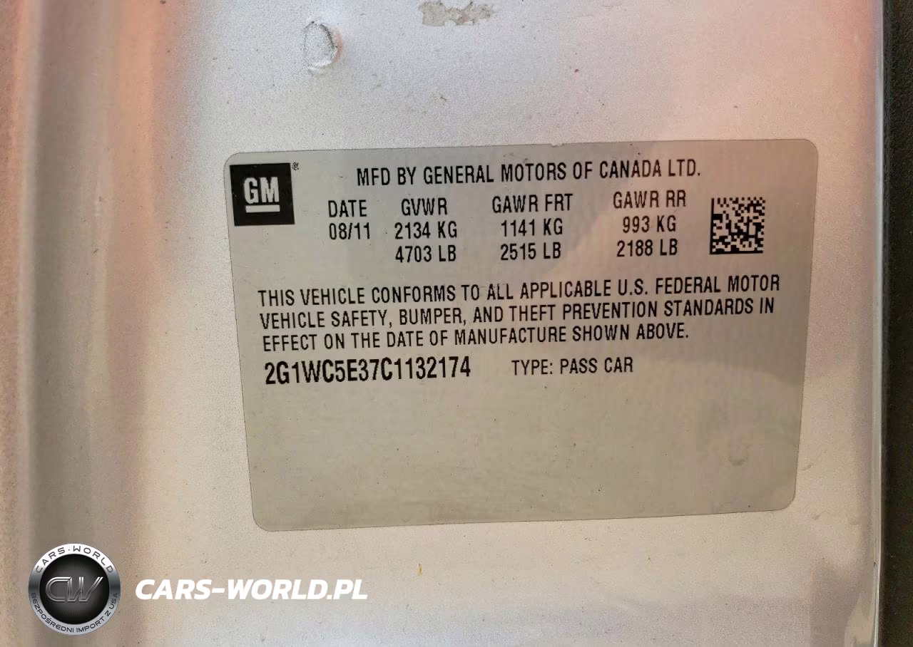 2012 Chevrolet Impala Ltz VIN:2G1WC5E37C1132174 - 12