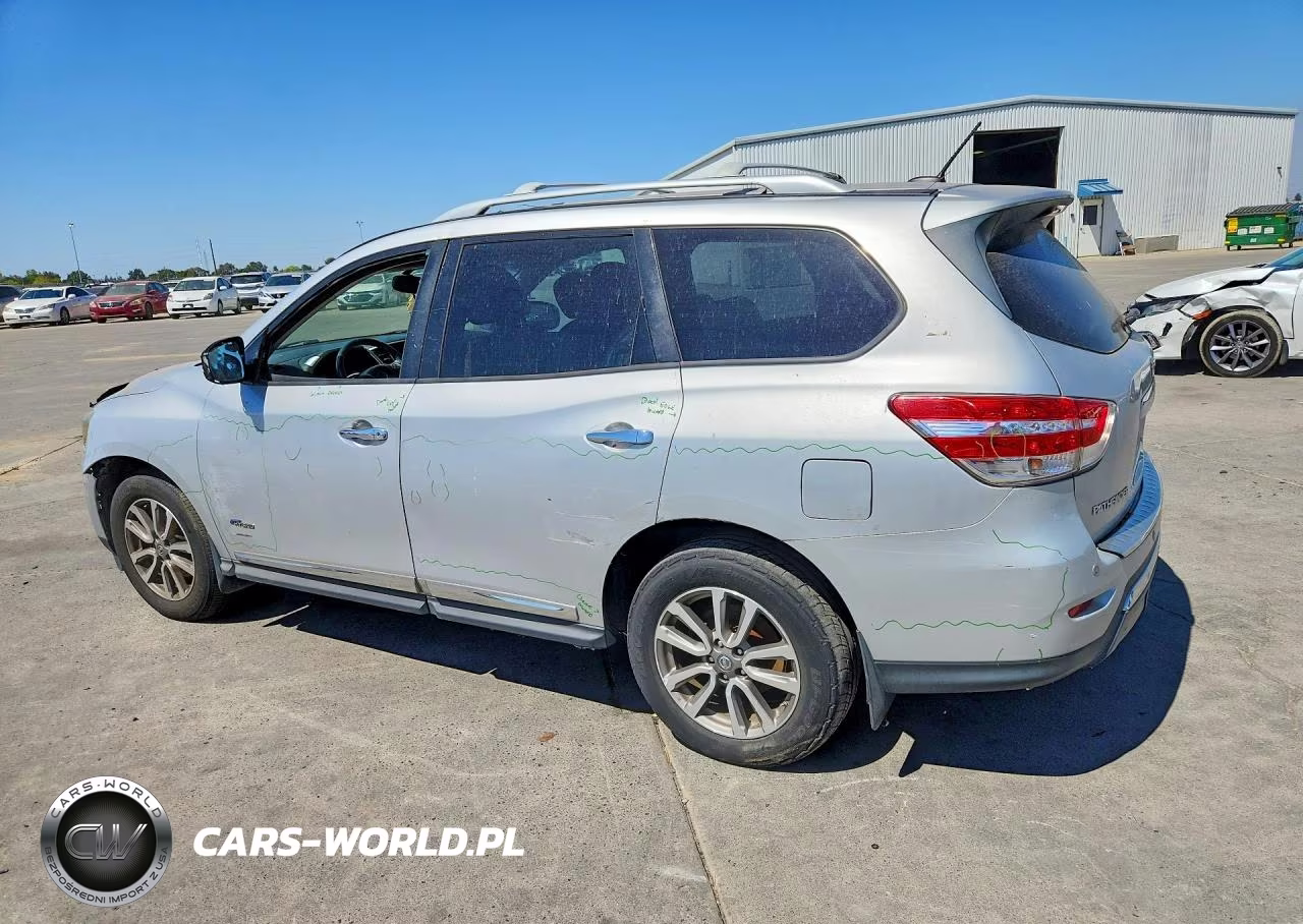 2014 Nissan Pathfinder Hybrid Sl VIN:5N1CR2MN2EC659266 - 2