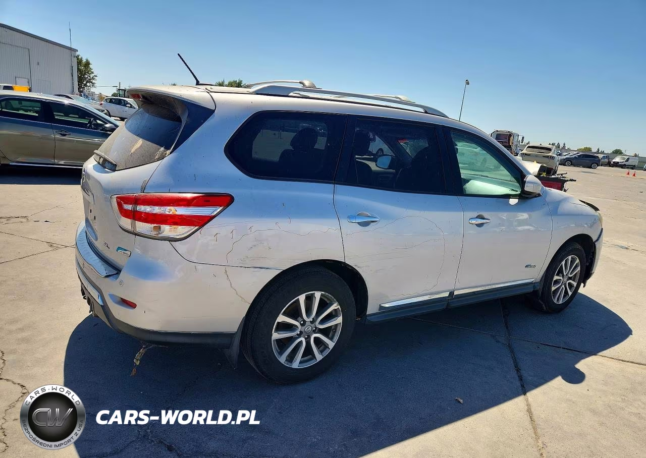 2014 Nissan Pathfinder Hybrid Sl VIN:5N1CR2MN2EC659266 - 3