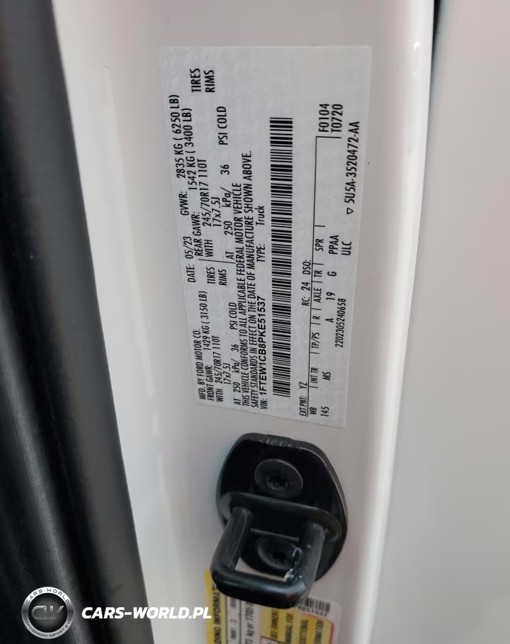 2023 Ford F150 Supercrew VIN:1FTEW1CB8PKE51537 - 12
