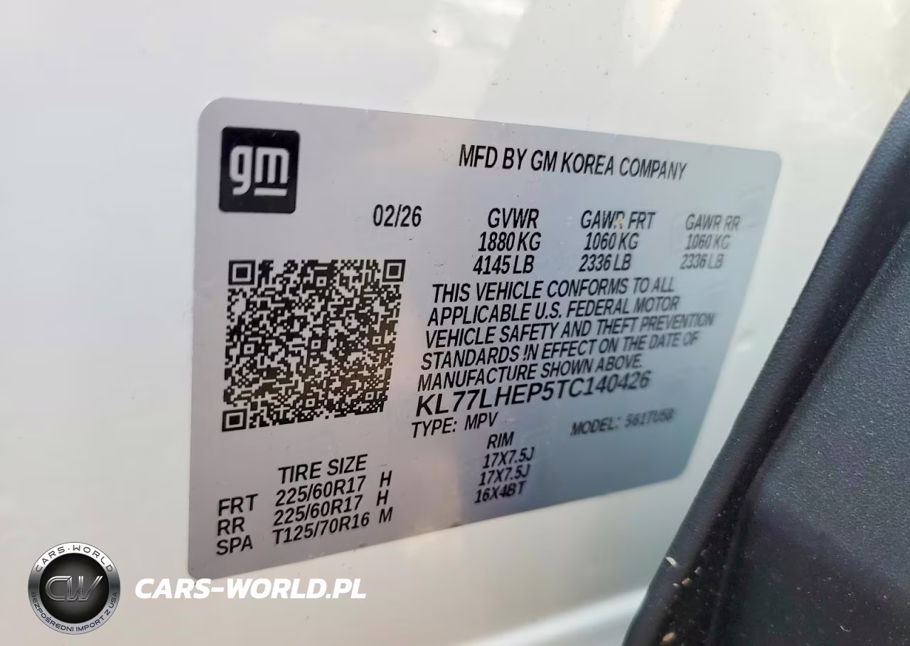 2026 Chevrolet Trax 1Lt VIN:KL77LHEP5TC140426 - 13