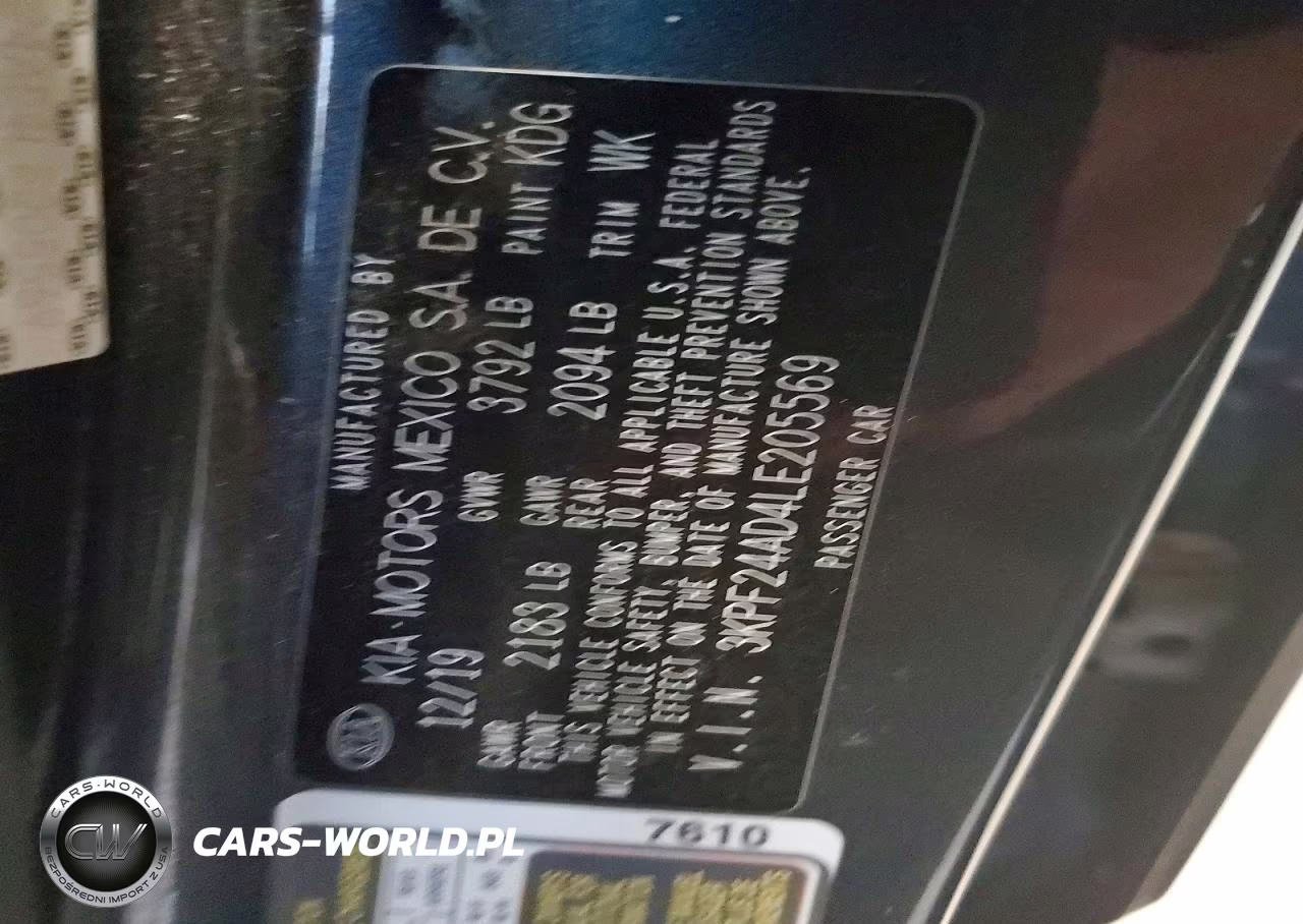 2020 Kia Forte Lxs VIN:3KPF24AD4LE205569 - 12