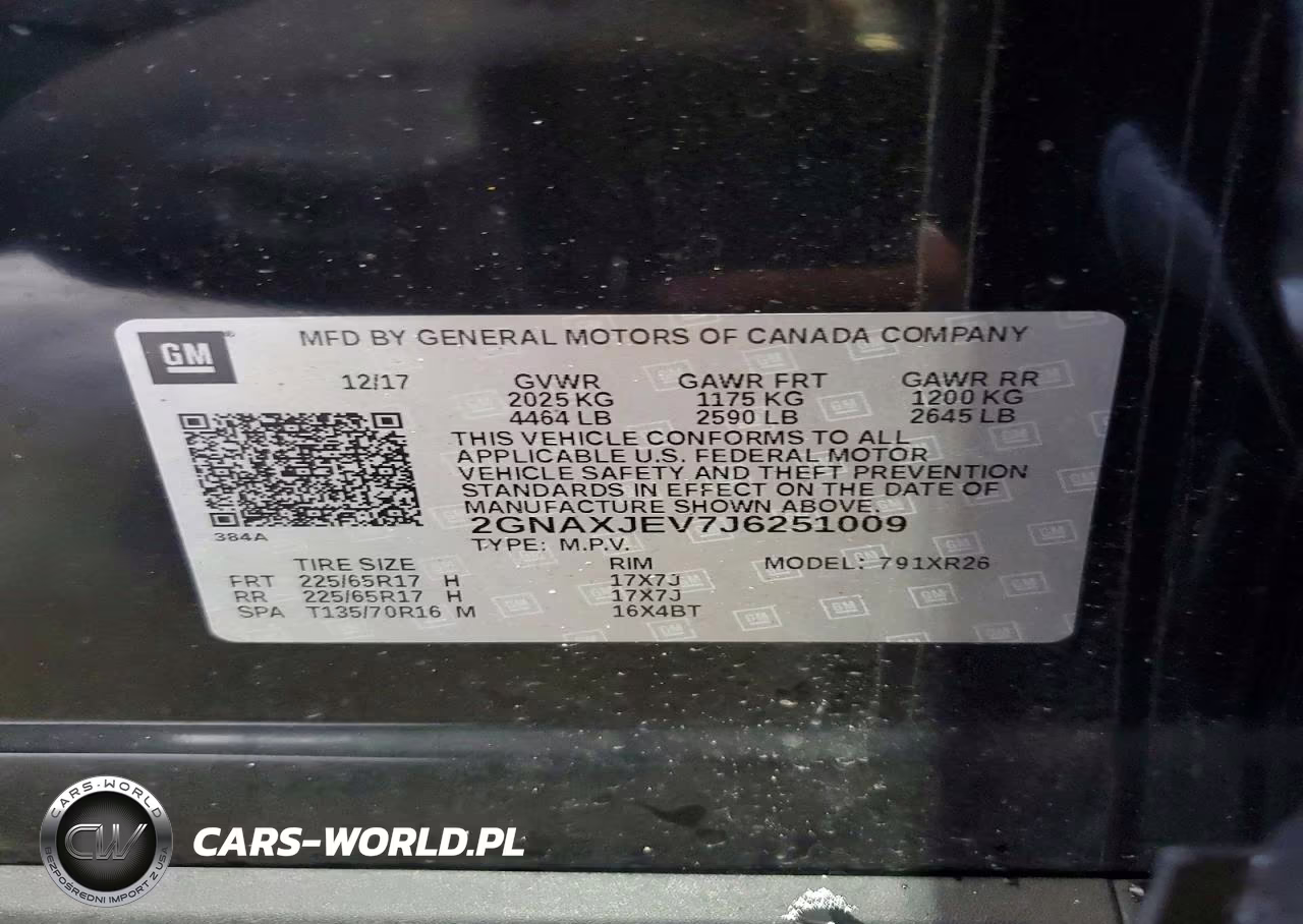 2018 Chevrolet Equinox Lt VIN:2GNAXJEV7J6251009 - 13