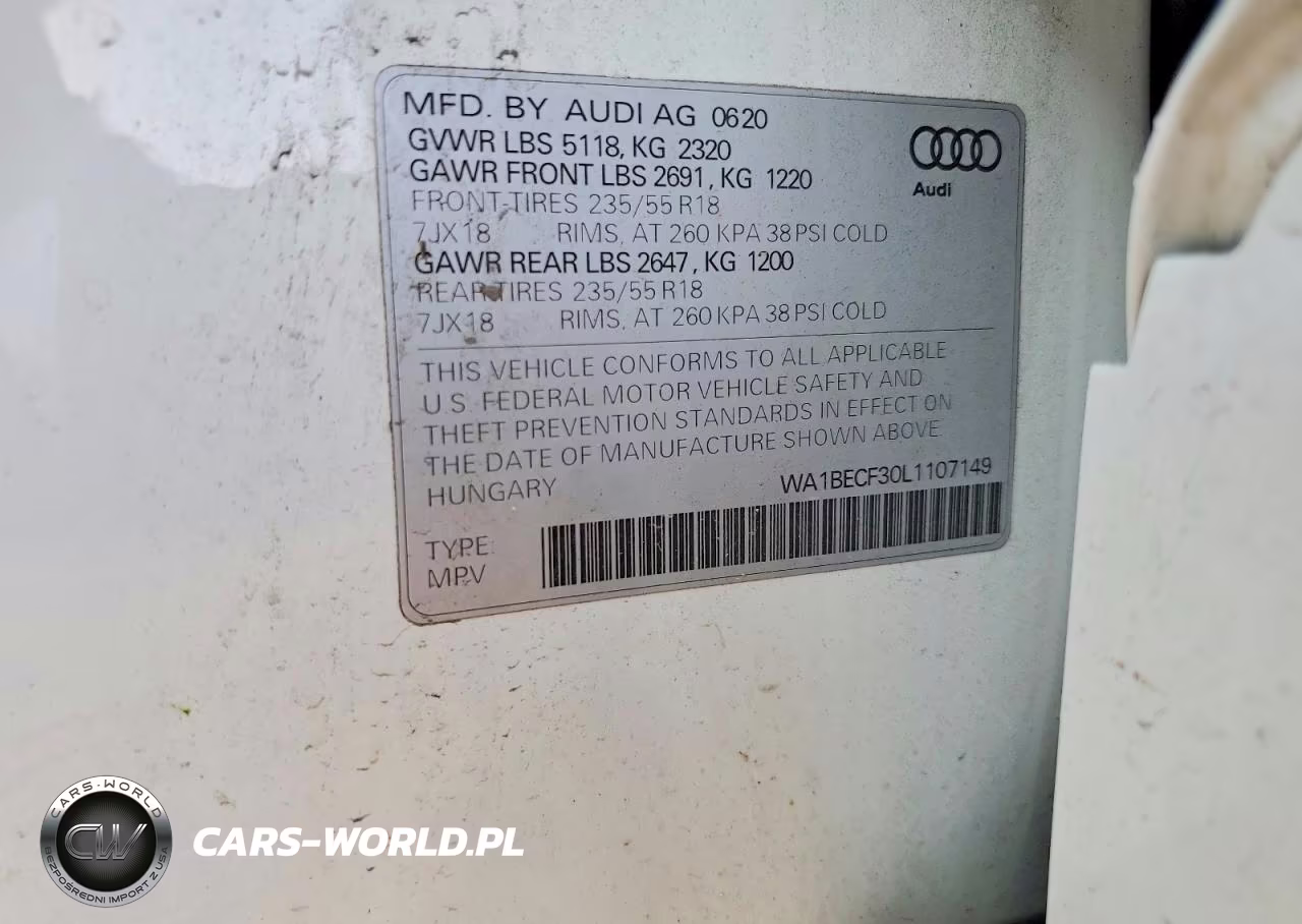2020 Audi Q3 Premium Plus VIN:WA1BECF30L1107149 - 12