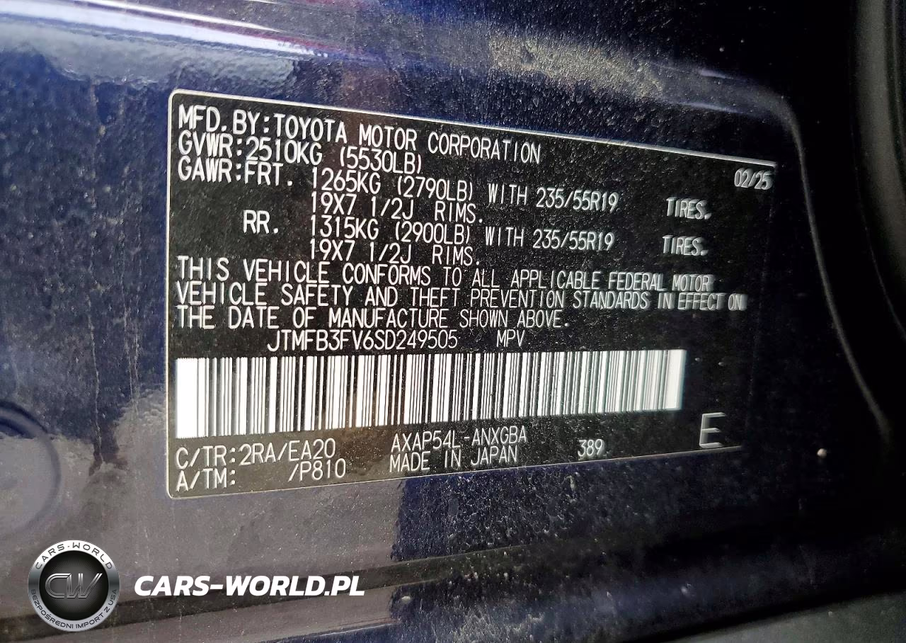 2025 Toyota Rav4 Xse VIN:JTMFB3FV6SD249505 - 13