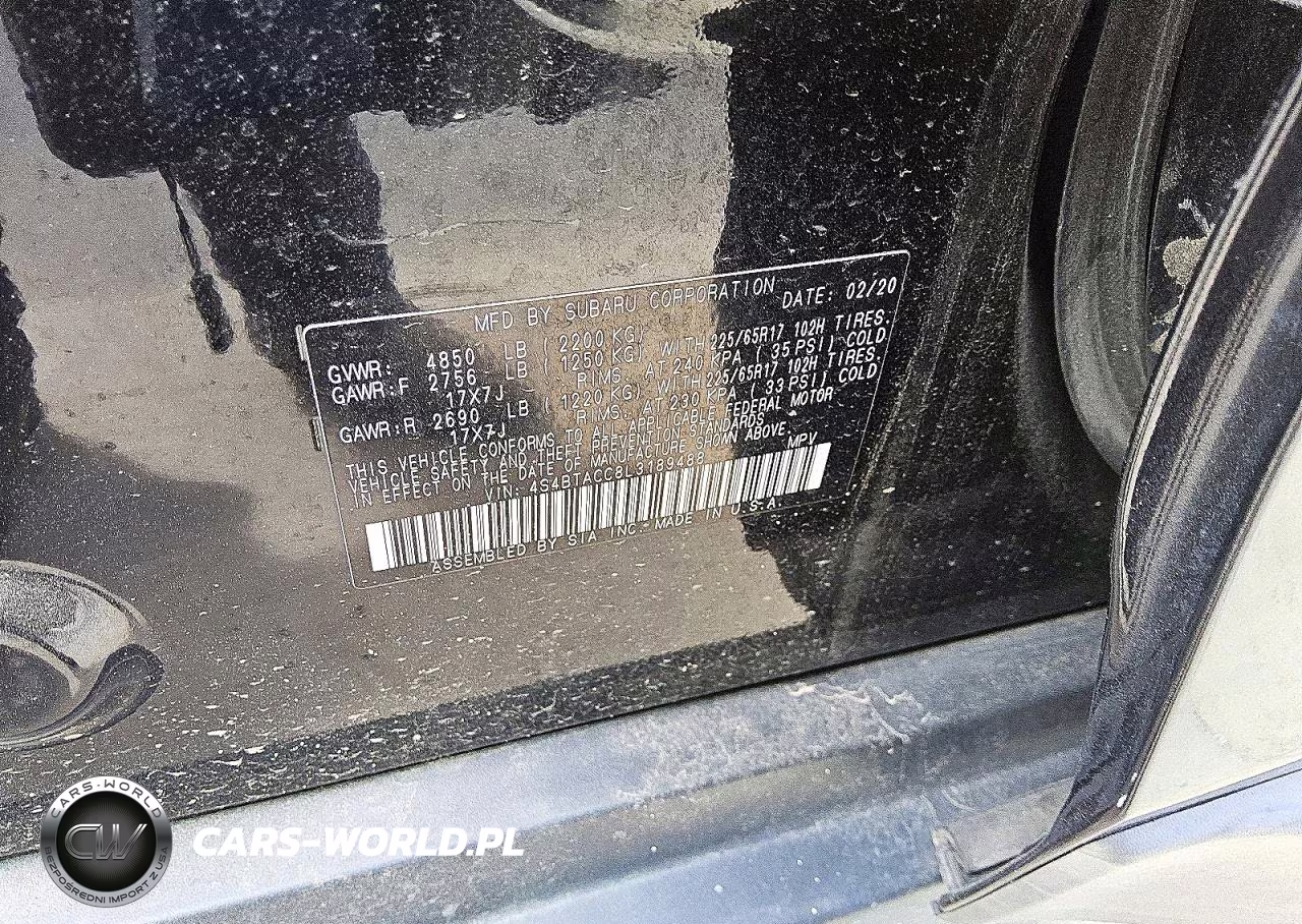 2020 Subaru Outback Premium VIN:4S4BTACC8L3189488 - 12