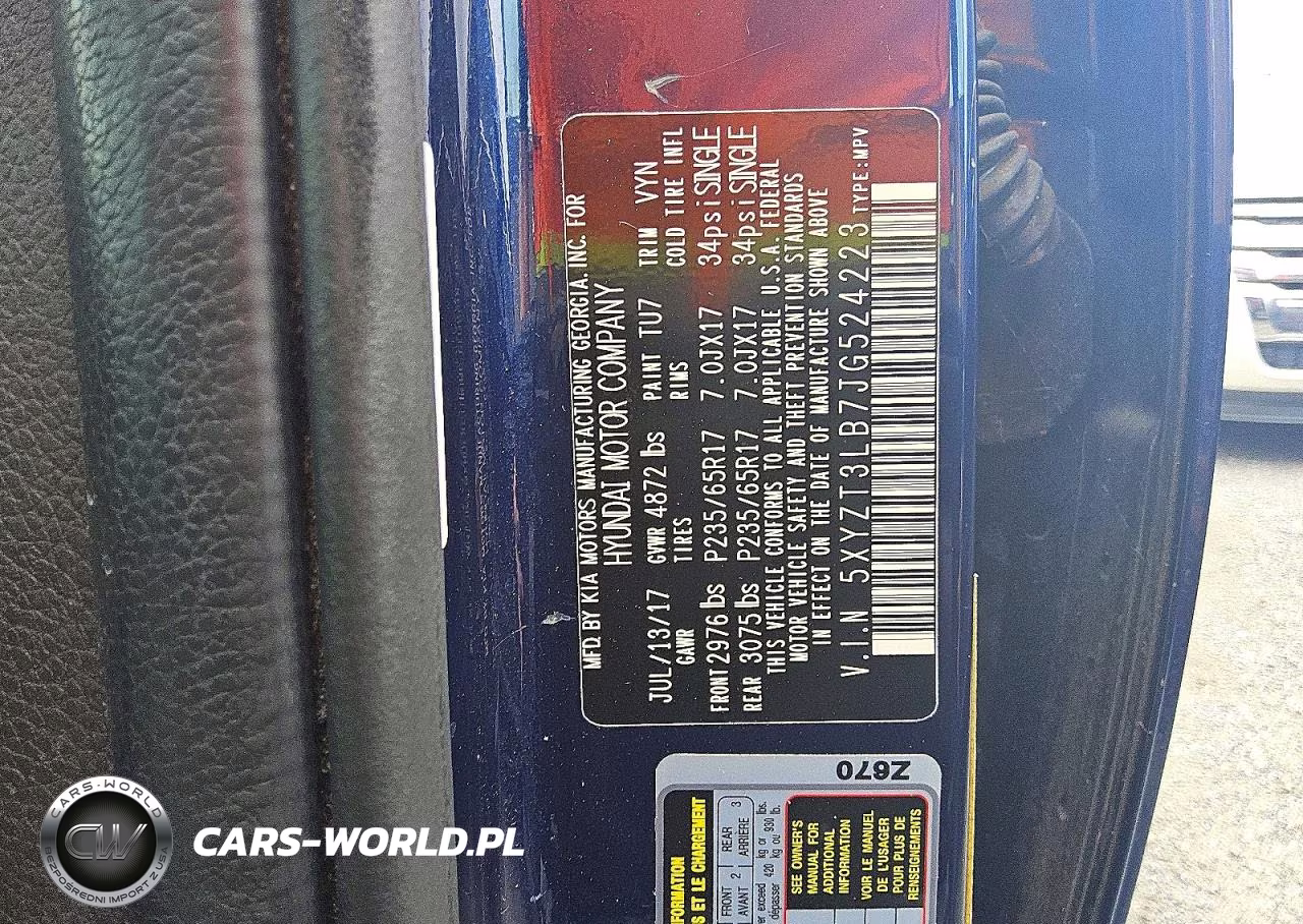 2018 Hyundai Santa Fe Sport 2.4L VIN:5XYZT3LB7JG524223 - 13
