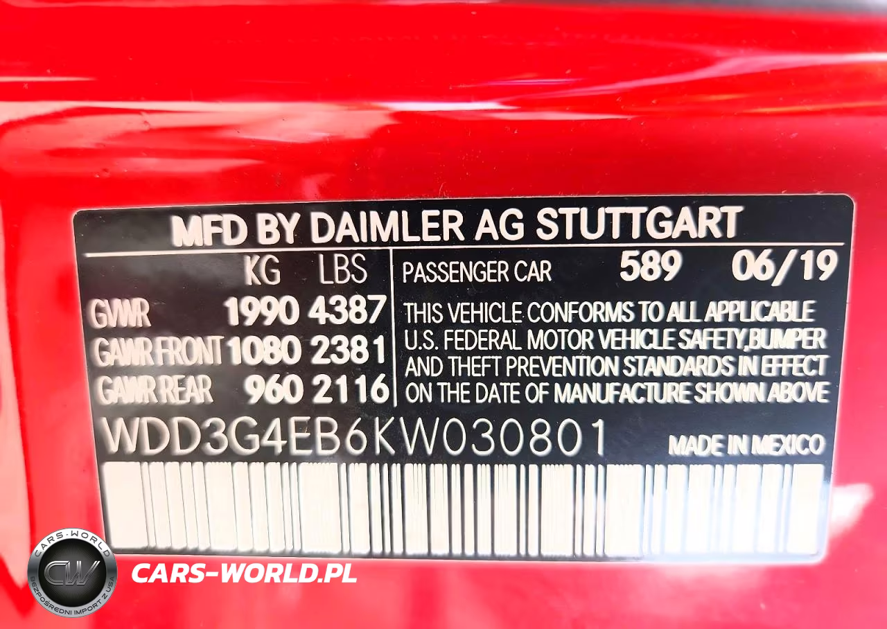 2019 Mercedes-Benz A 220 VIN:WDD3G4EB6KW030801 - 13
