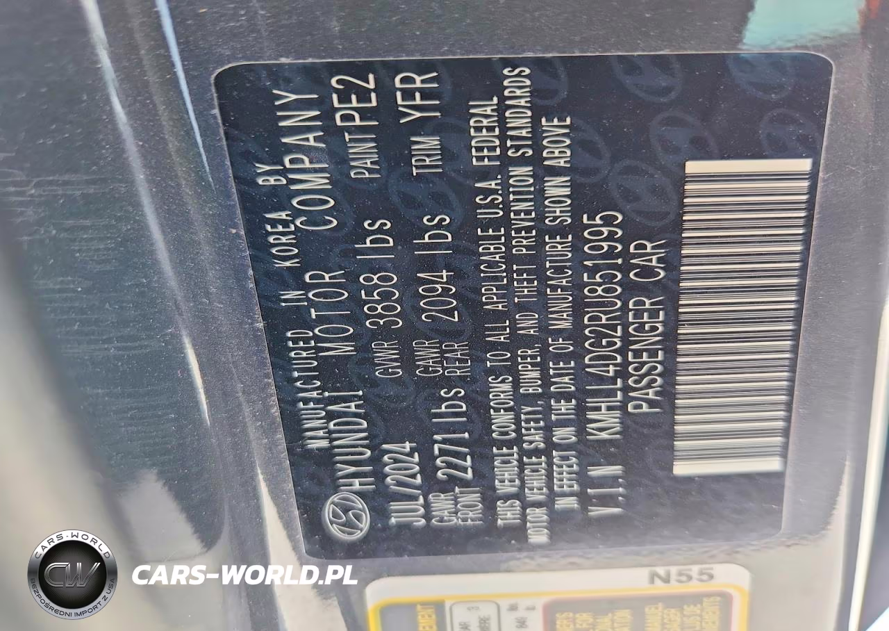 2024 Hyundai Elantra Se VIN:KMHLL4DG2RU851995 - 13