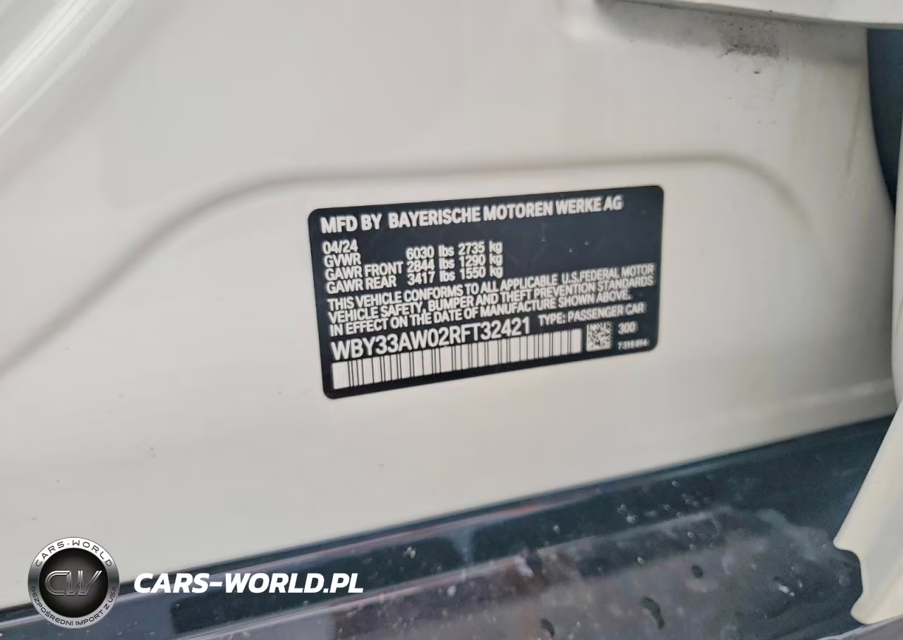 2024 BMW I4 M50 VIN:WBY33AW02RFT32421 - 12