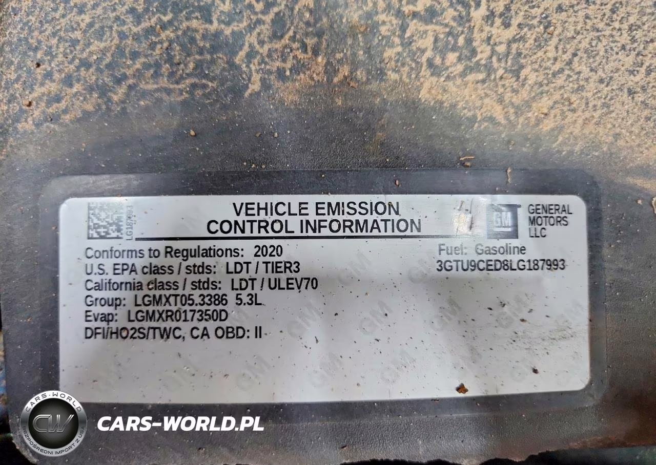 2020 GMC Sierra K1500 Elevation VIN:3GTU9CED8LG187993 - 12