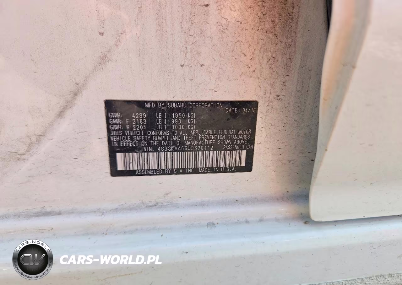 2018 Subaru Impreza VIN:4S3GKAA66J3620112 - 12
