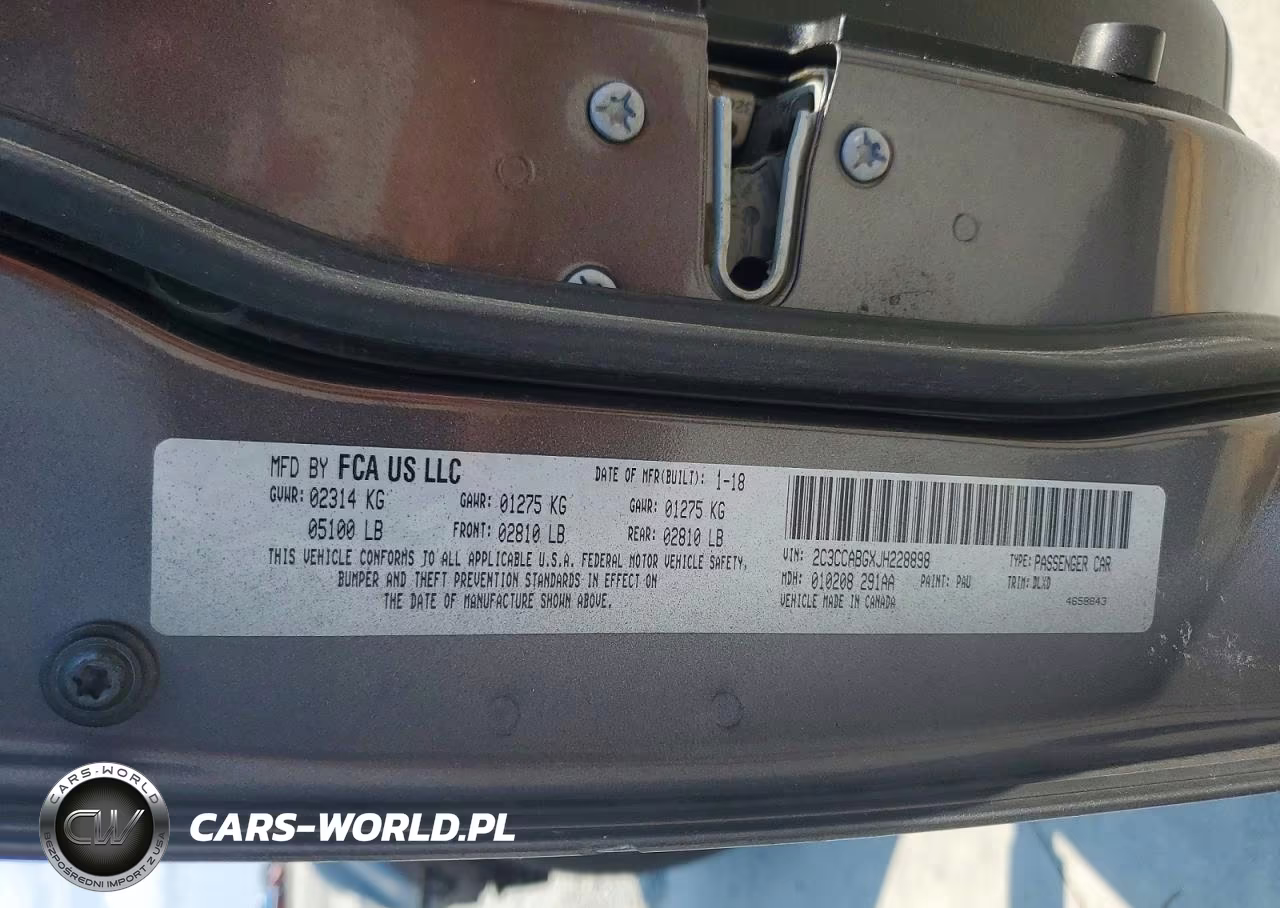 CHRYSLER 300 S VIN:2C3CCABGXJH228898 - 12