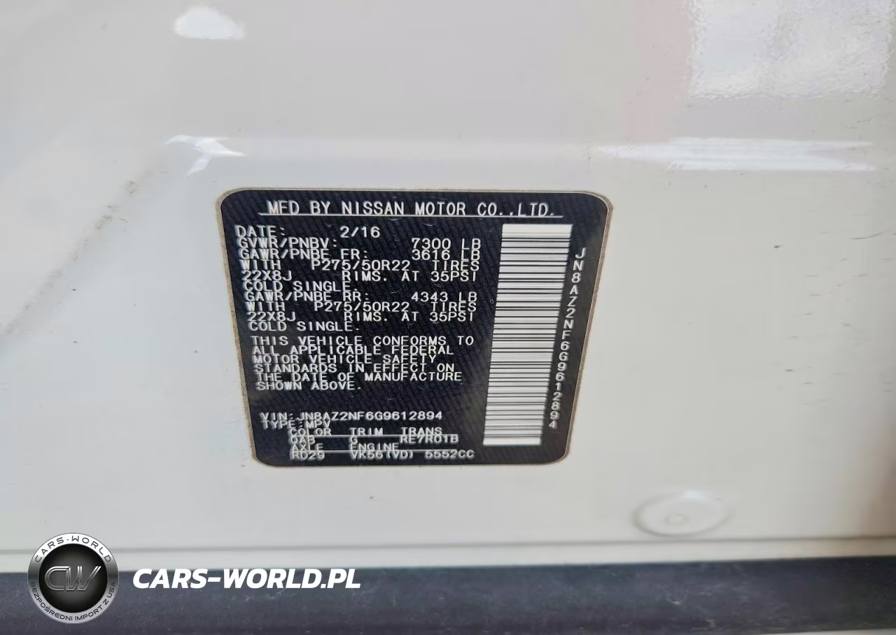 2016 Infiniti Qx80 Base VIN:JN8AZ2NF6G9612894 - 13
