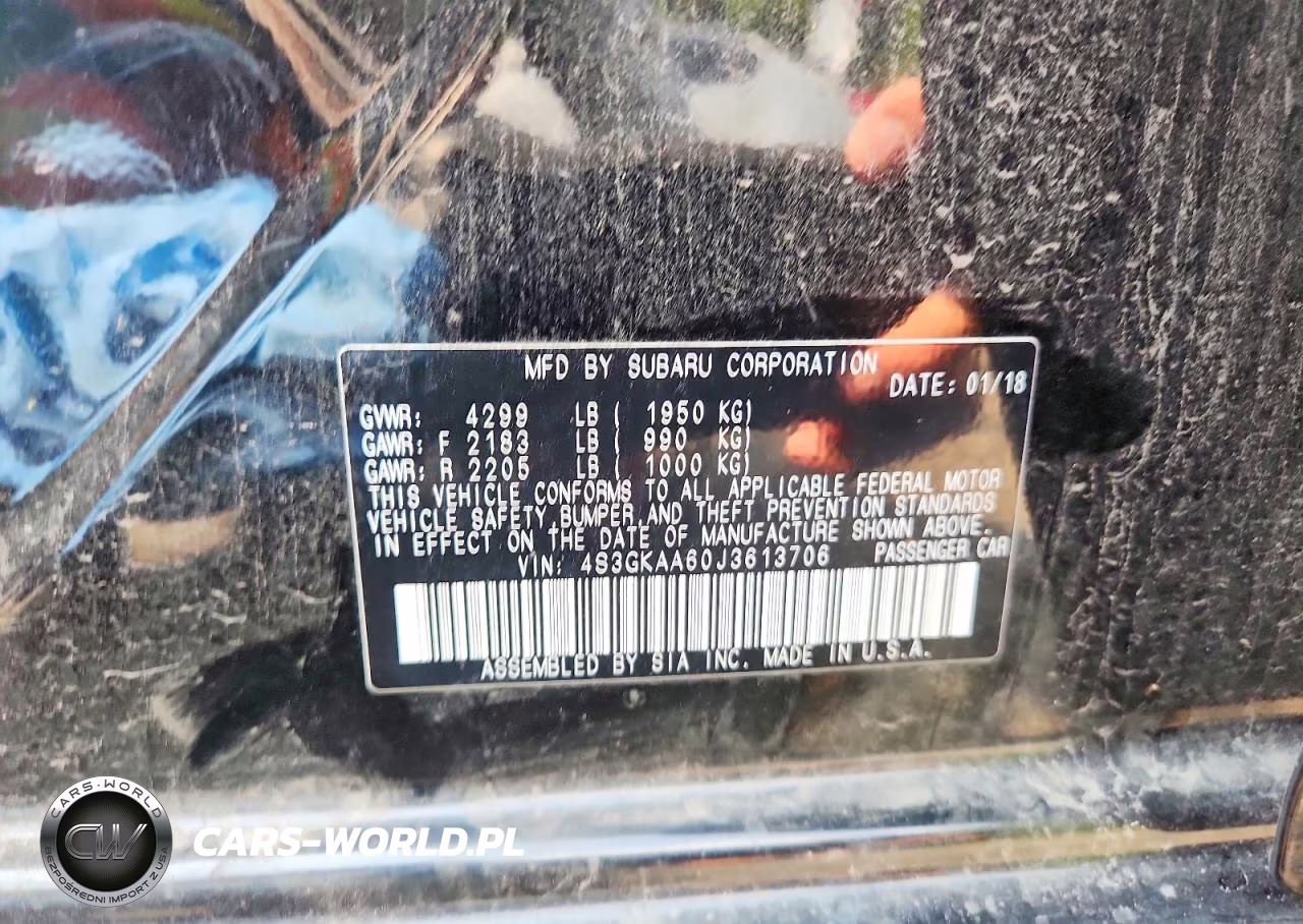 2018 Subaru Impreza 2.0I VIN:4S3GKAA60J3613706 - 12