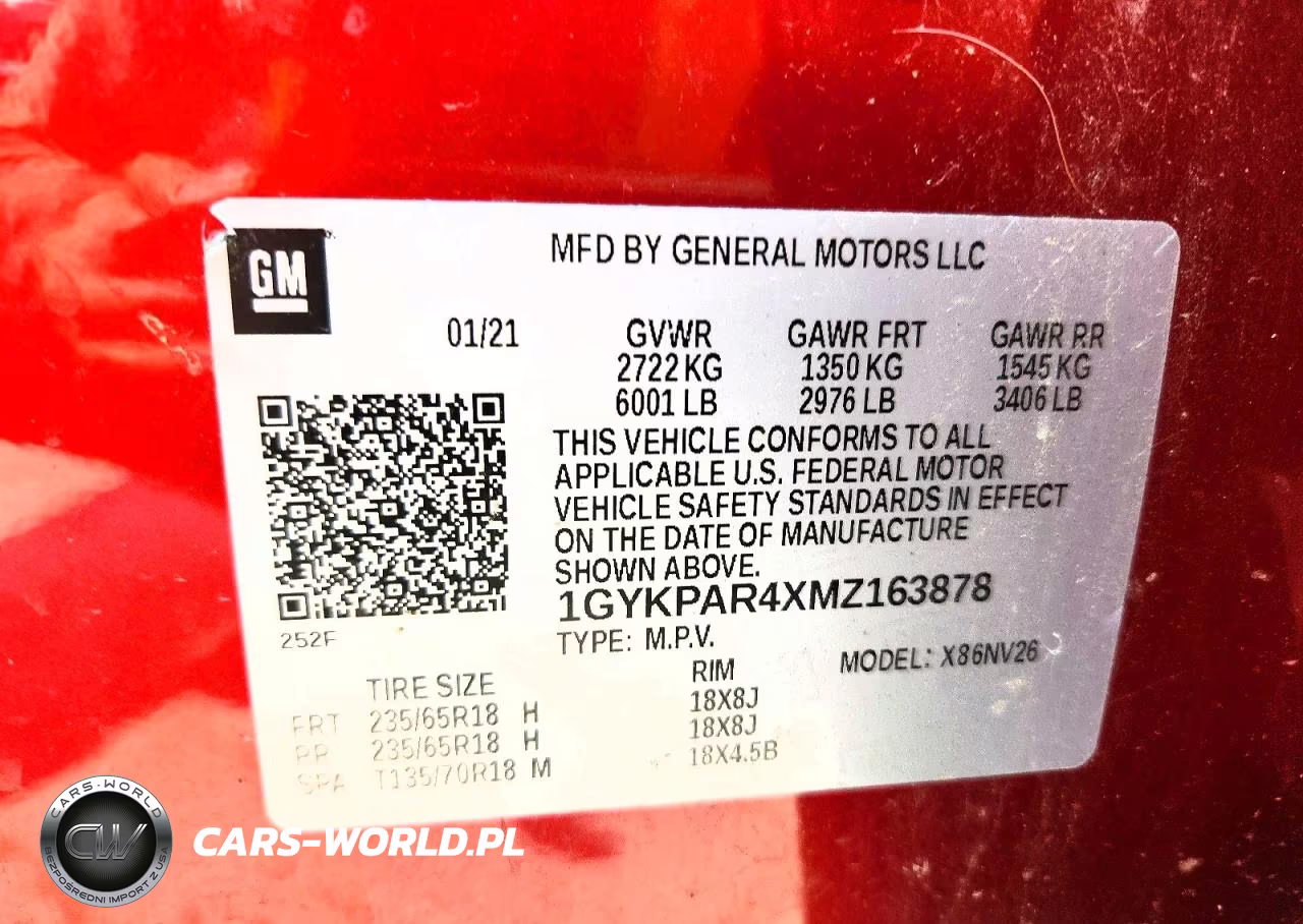 2021 Cadillac Xt6 Luxury VIN:1GYKPAR4XMZ163878 - 13
