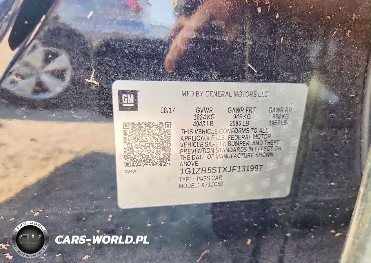 2018 Chevrolet Malibu Ls VIN:1G1ZB5STXJF131997 - 12