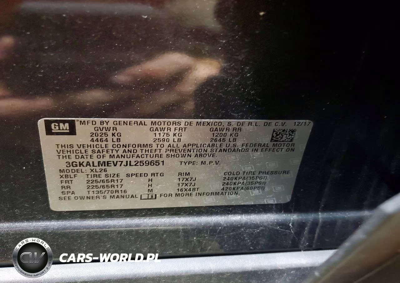 2018 GMC Terrain Sle VIN:3GKALMEV7JL259651 - 13
