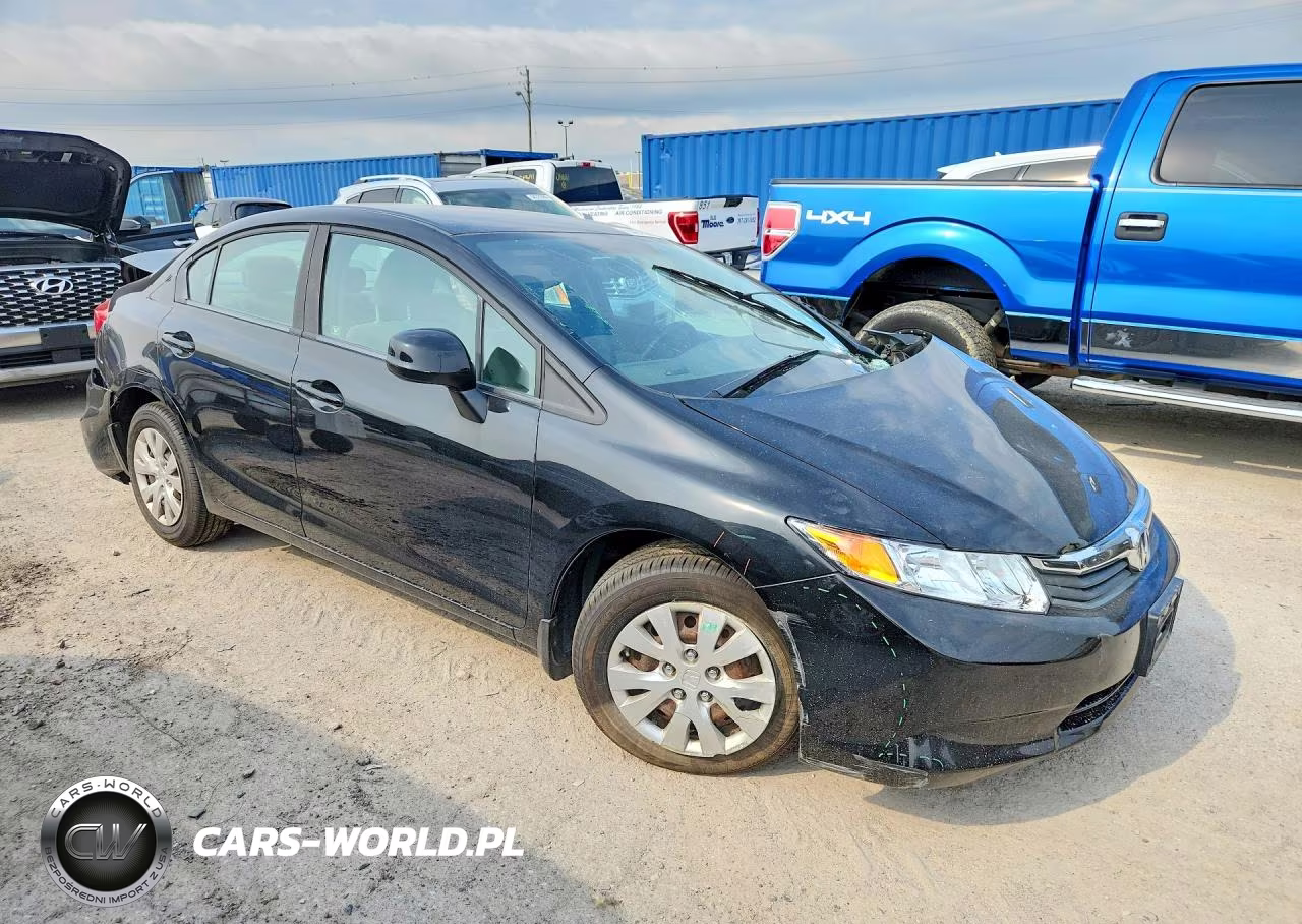 2012 Honda Civic Lx VIN:19XFB2F56CE060539 - 4